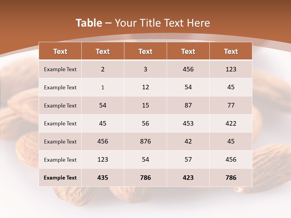 Natural Lifestyle Brown PowerPoint Template