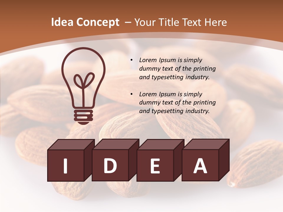 Natural Lifestyle Brown PowerPoint Template