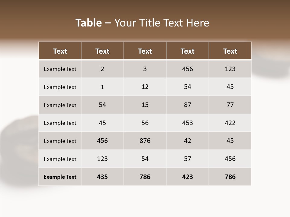 Concept Drink Morning PowerPoint Template
