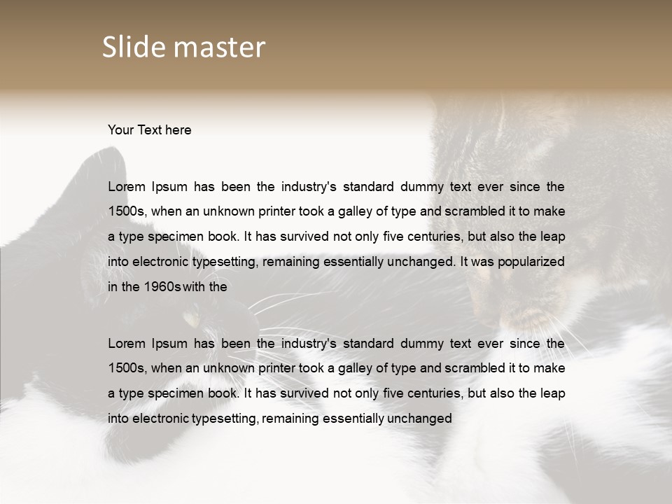 Love Claw Portrait PowerPoint Template