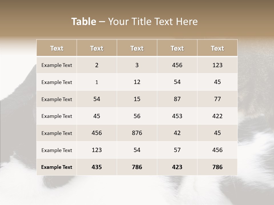 Love Claw Portrait PowerPoint Template