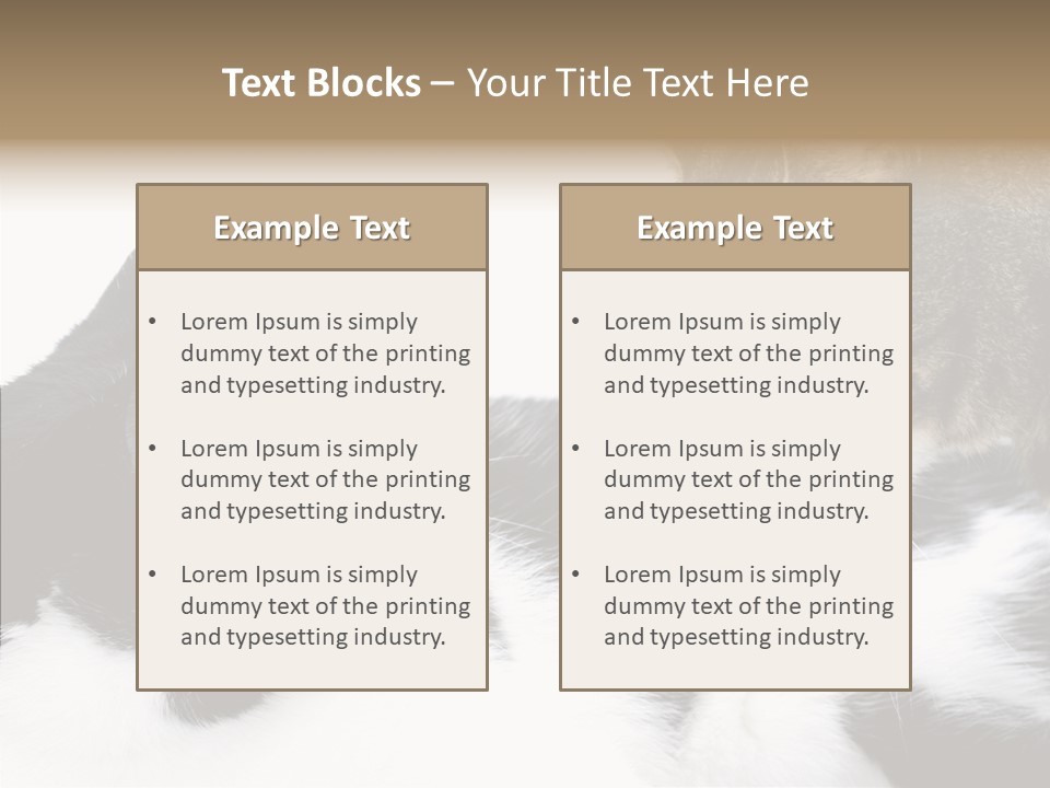 Love Claw Portrait PowerPoint Template