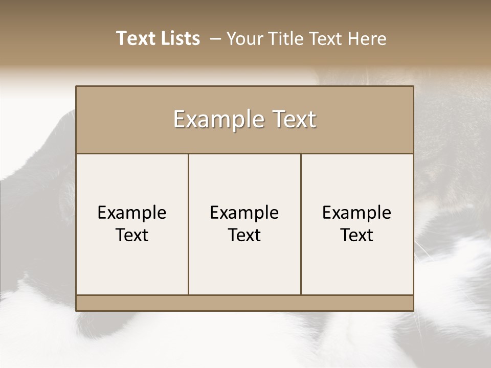 Love Claw Portrait PowerPoint Template