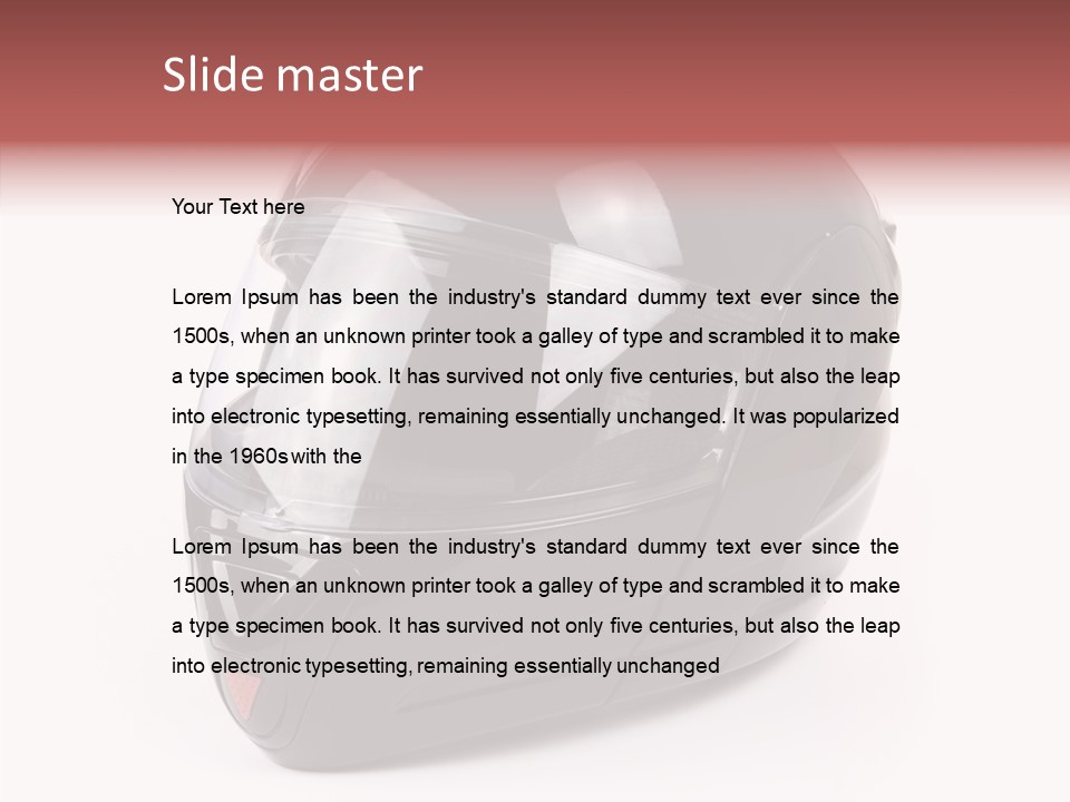 Protect Speedy Isolated PowerPoint Template