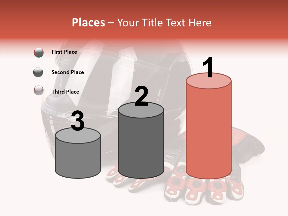 Motorcycle Fiber Leather PowerPoint Template