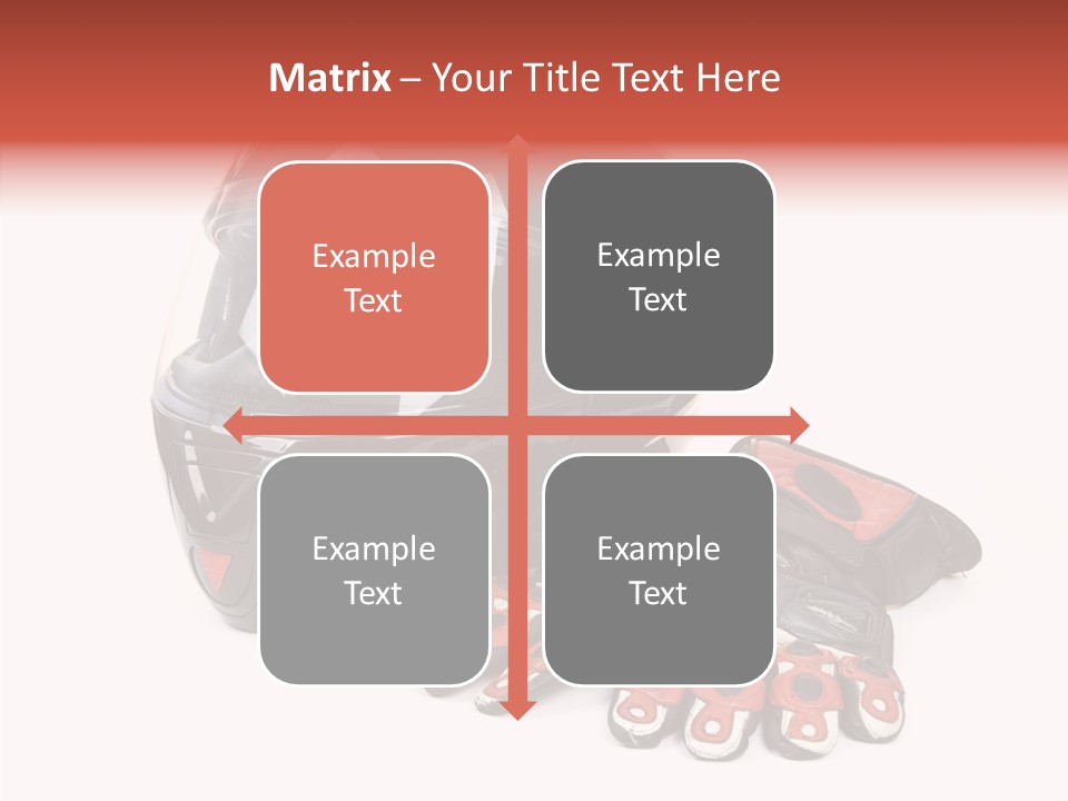 Motorcycle Fiber Leather PowerPoint Template