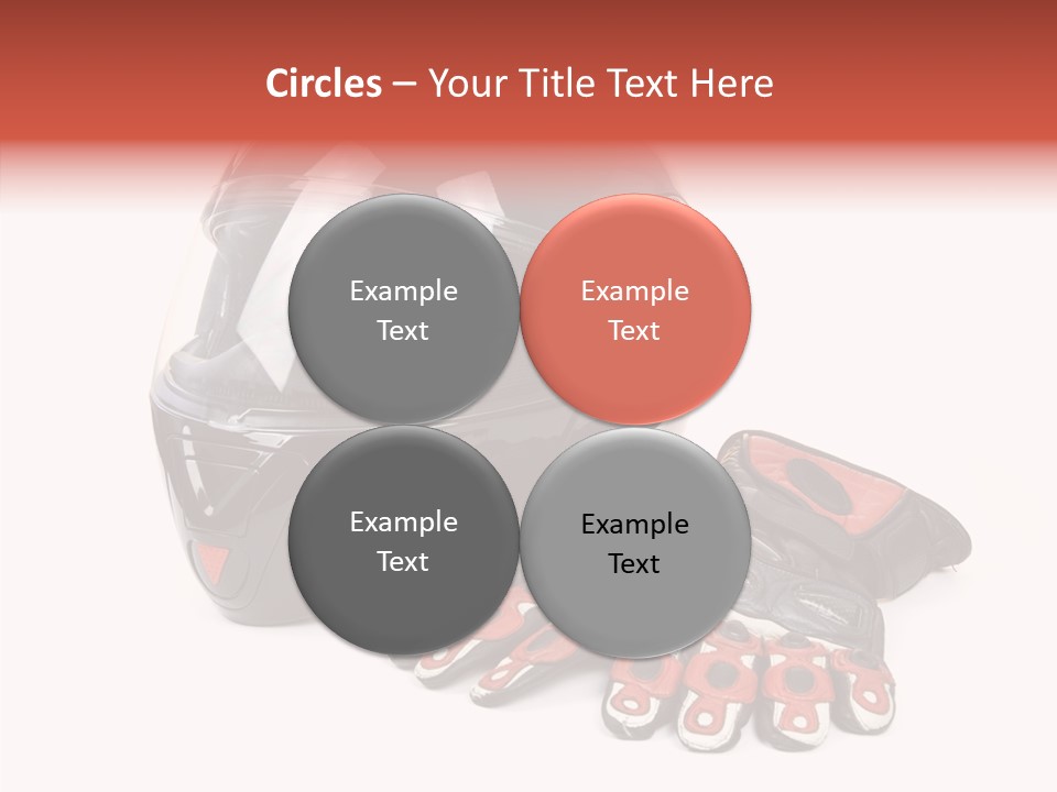 Motorcycle Fiber Leather PowerPoint Template
