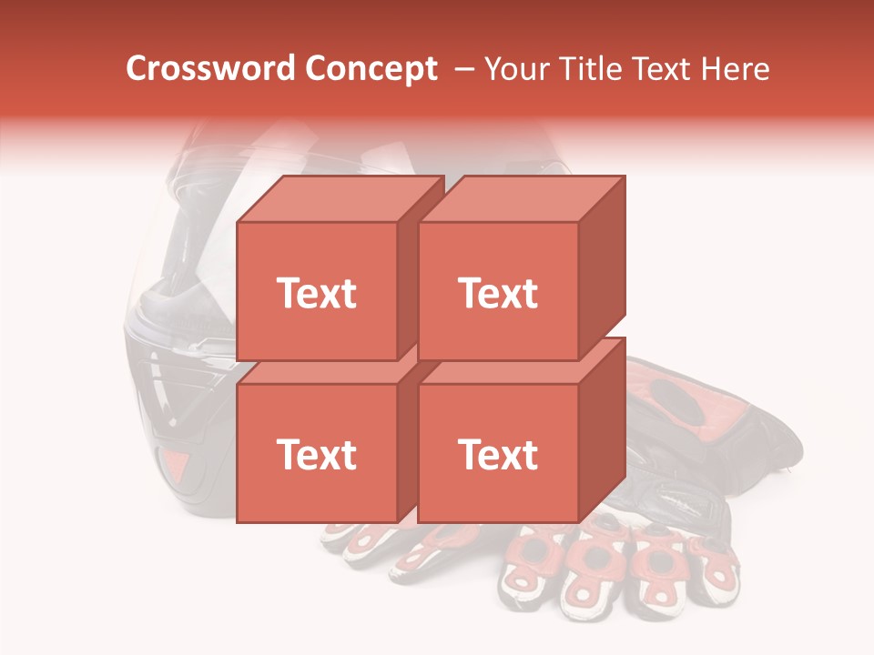 Motorcycle Fiber Leather PowerPoint Template