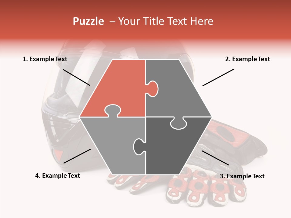 Motorcycle Fiber Leather PowerPoint Template