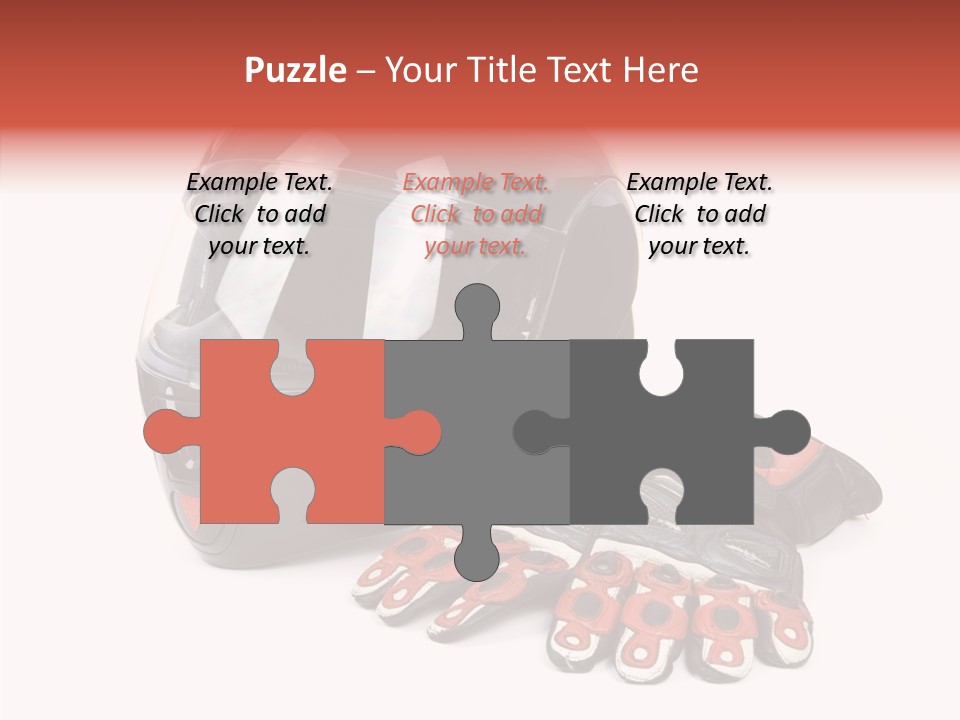 Motorcycle Fiber Leather PowerPoint Template