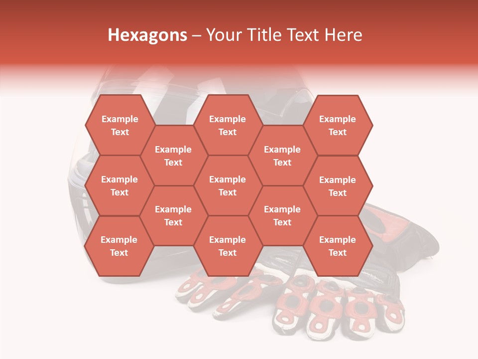 Motorcycle Fiber Leather PowerPoint Template