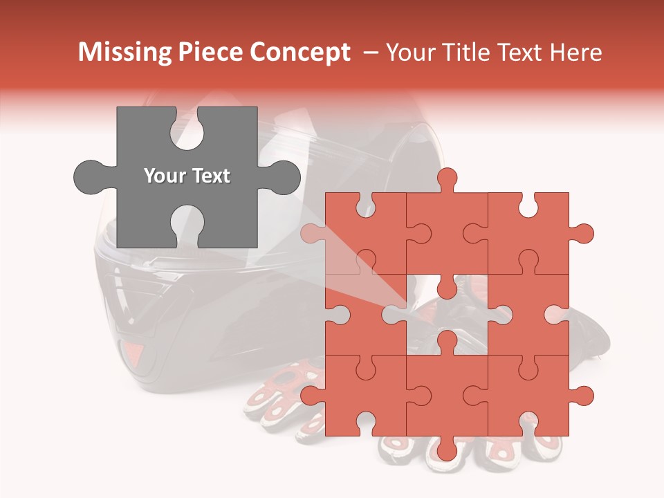 Motorcycle Fiber Leather PowerPoint Template