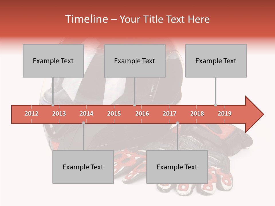 Motorcycle Fiber Leather PowerPoint Template
