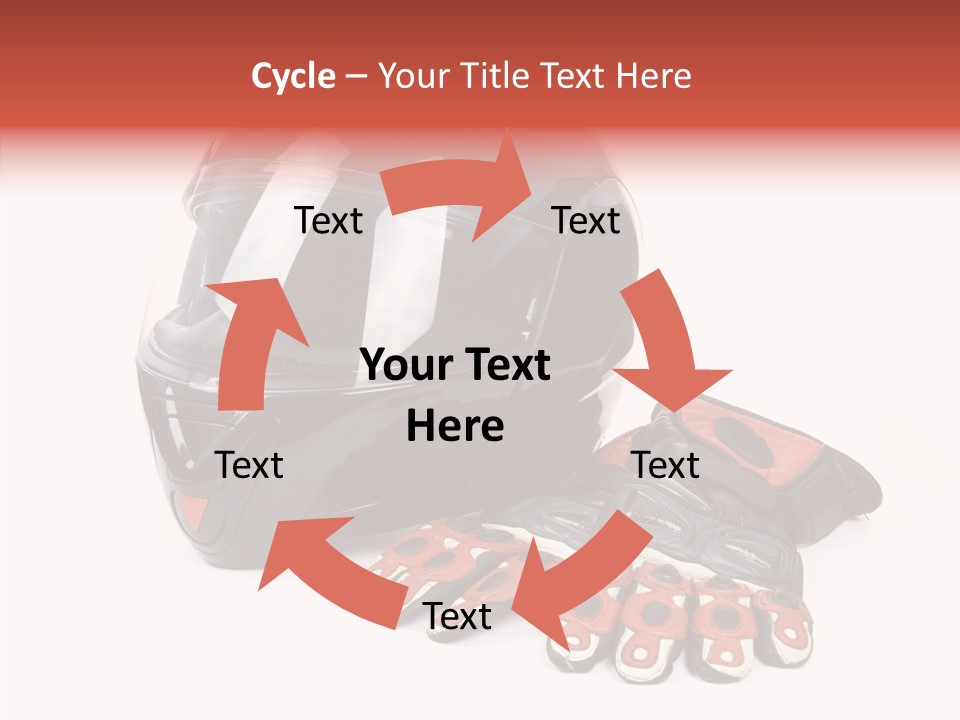 Motorcycle Fiber Leather PowerPoint Template