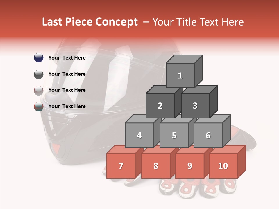 Motorcycle Fiber Leather PowerPoint Template