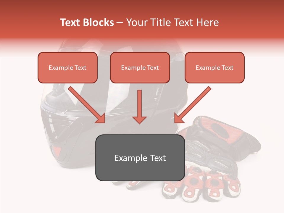 Motorcycle Fiber Leather PowerPoint Template