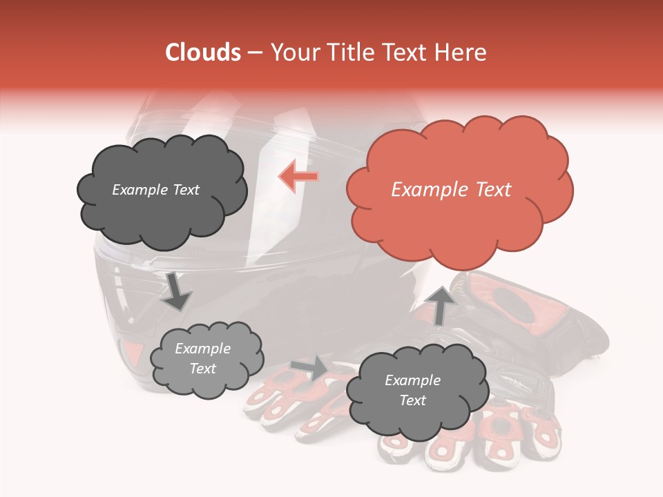 Motorcycle Fiber Leather PowerPoint Template