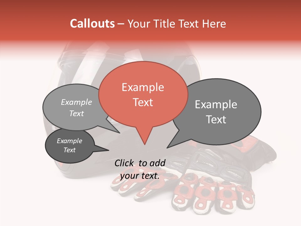 Motorcycle Fiber Leather PowerPoint Template