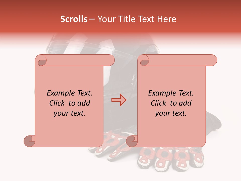 Motorcycle Fiber Leather PowerPoint Template