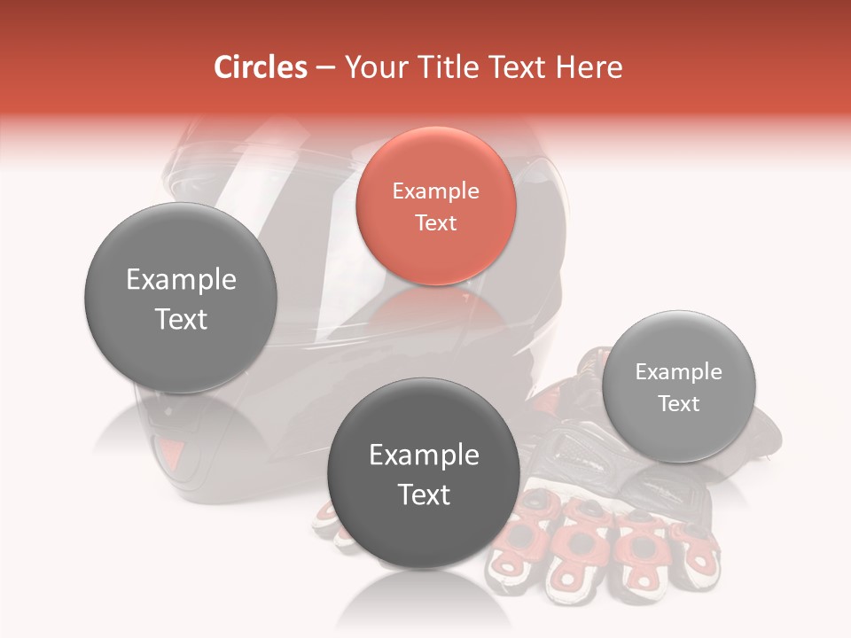 Motorcycle Fiber Leather PowerPoint Template