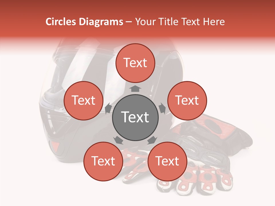 Motorcycle Fiber Leather PowerPoint Template