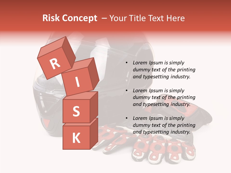 Motorcycle Fiber Leather PowerPoint Template