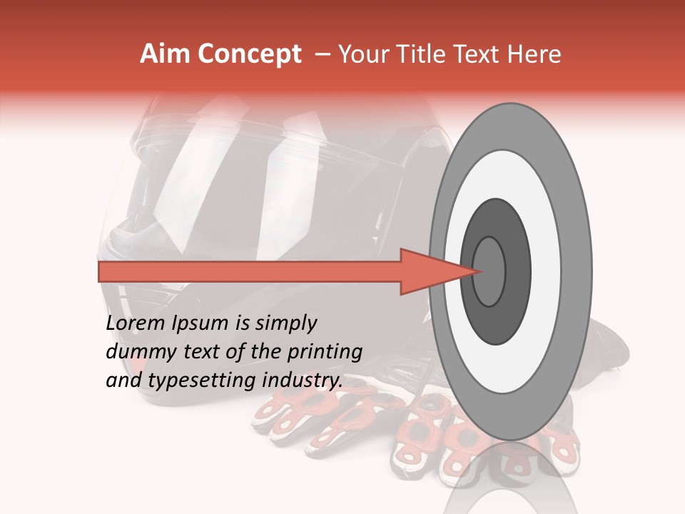 Motorcycle Fiber Leather PowerPoint Template