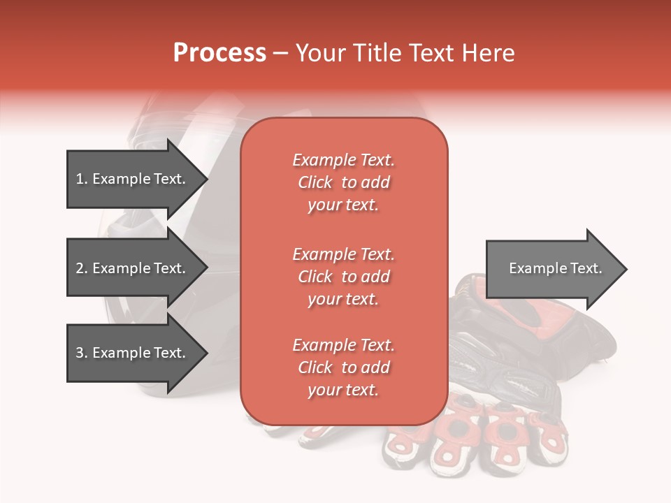 Motorcycle Fiber Leather PowerPoint Template