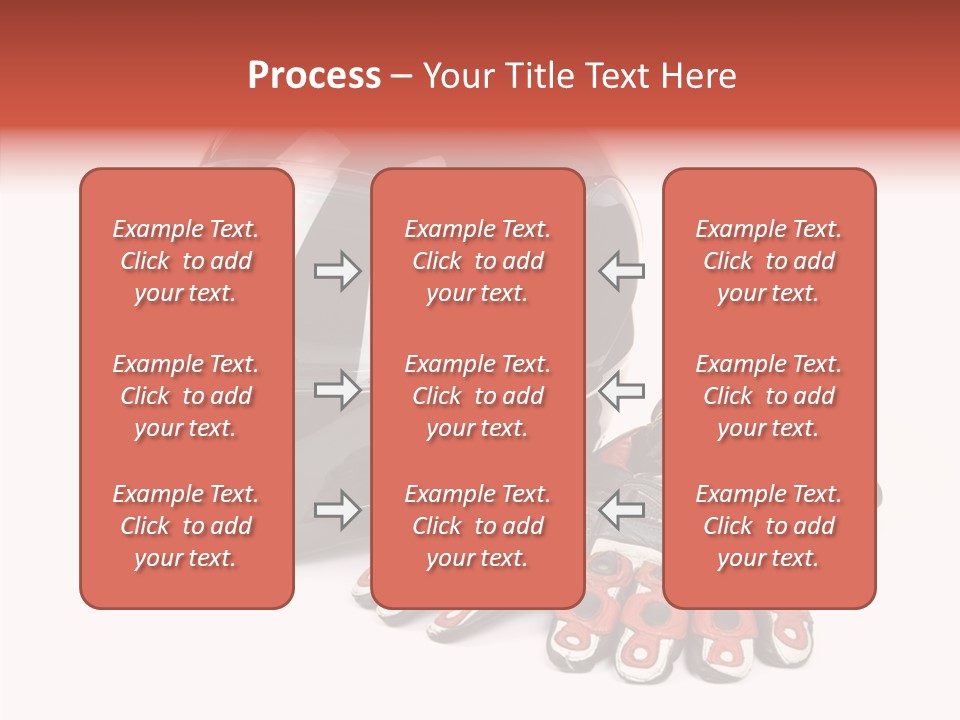 Motorcycle Fiber Leather PowerPoint Template