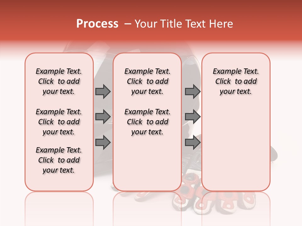 Motorcycle Fiber Leather PowerPoint Template