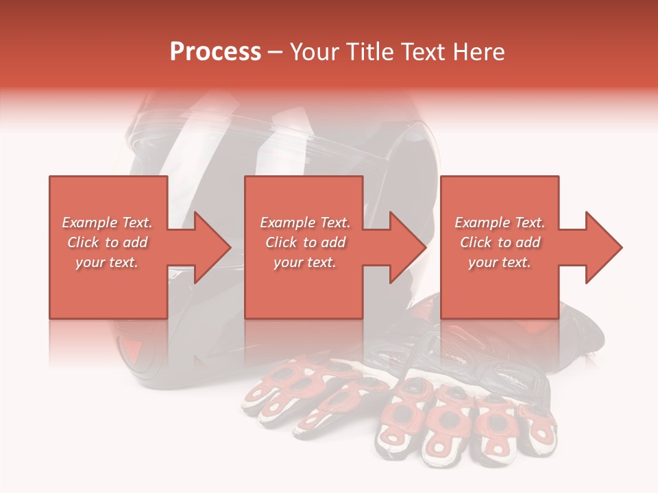 Motorcycle Fiber Leather PowerPoint Template