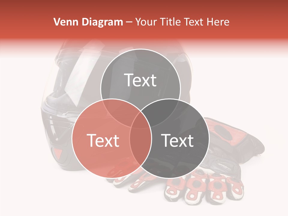 Motorcycle Fiber Leather PowerPoint Template