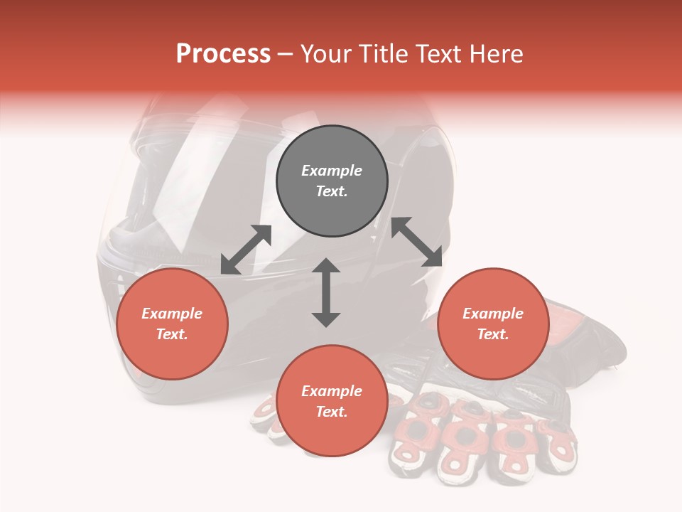 Motorcycle Fiber Leather PowerPoint Template