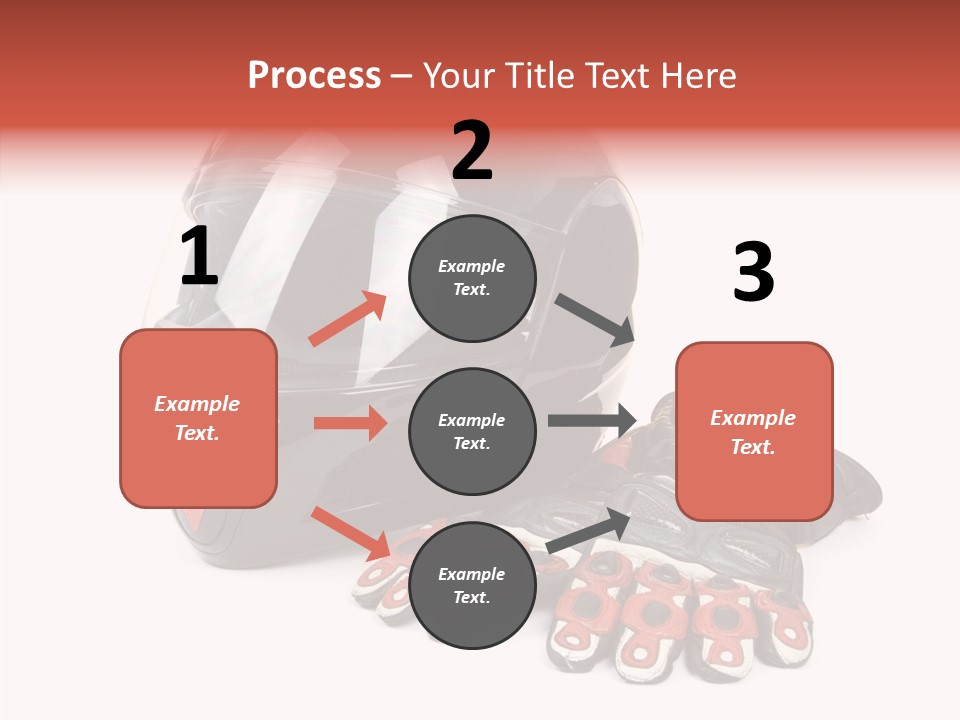 Motorcycle Fiber Leather PowerPoint Template