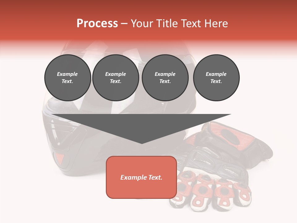 Motorcycle Fiber Leather PowerPoint Template