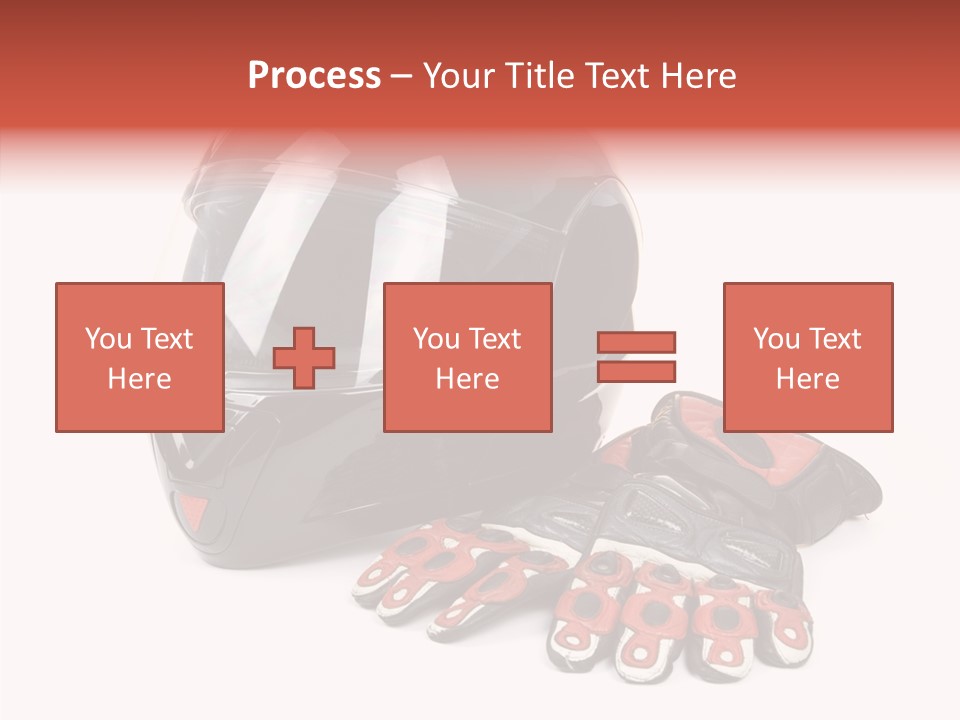 Motorcycle Fiber Leather PowerPoint Template