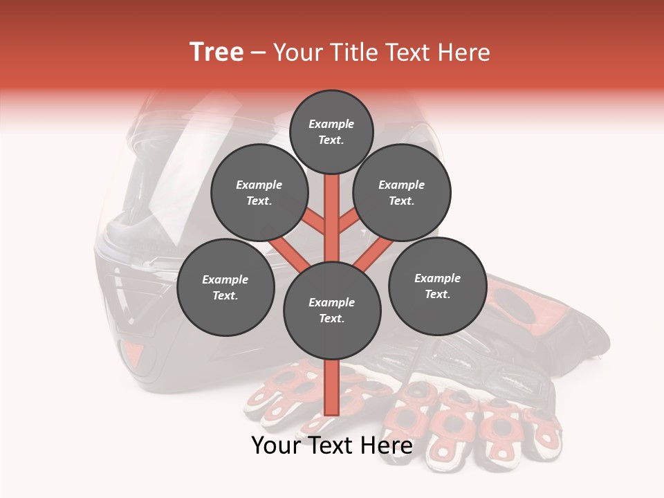 Motorcycle Fiber Leather PowerPoint Template