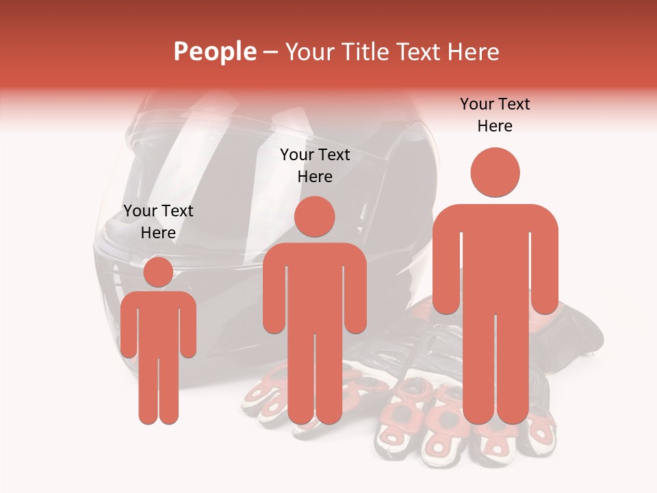 Motorcycle Fiber Leather PowerPoint Template