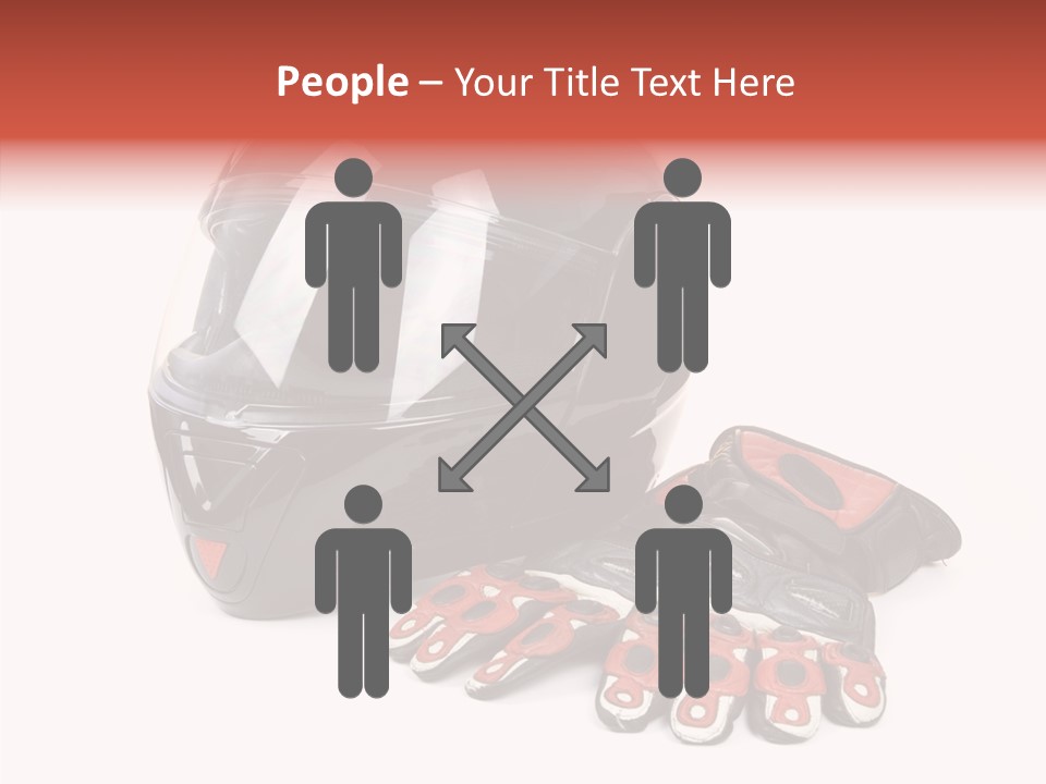 Motorcycle Fiber Leather PowerPoint Template