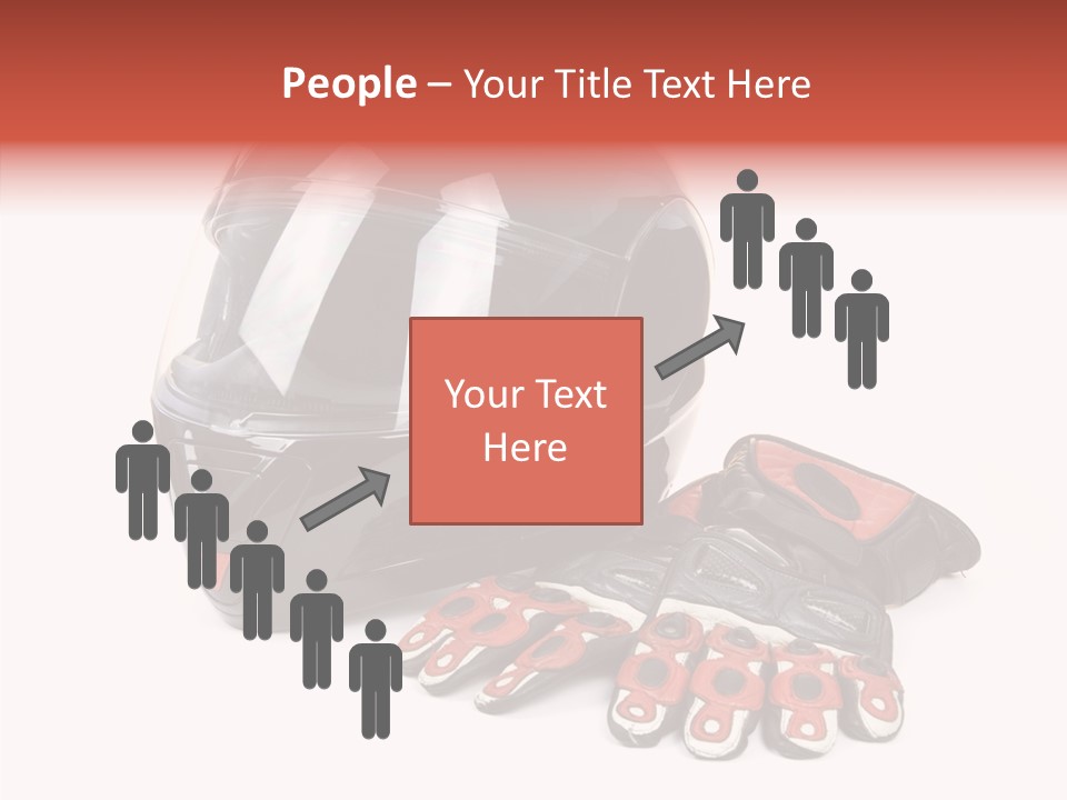 Motorcycle Fiber Leather PowerPoint Template