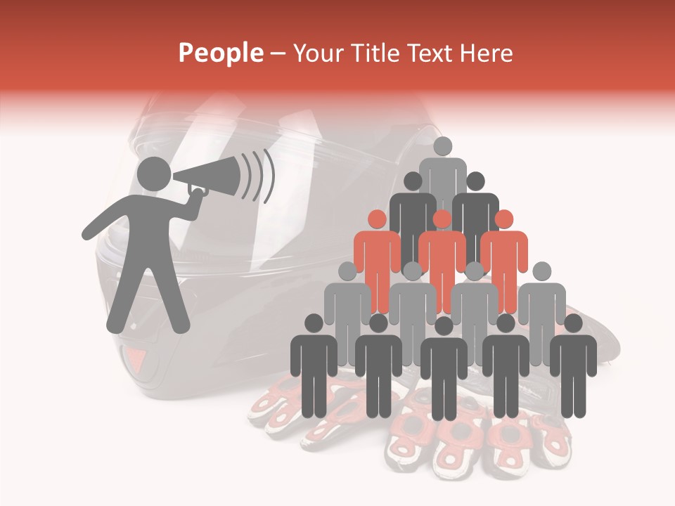 Motorcycle Fiber Leather PowerPoint Template