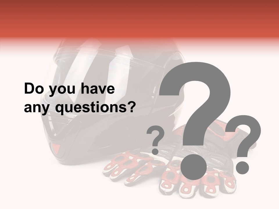 Motorcycle Fiber Leather PowerPoint Template