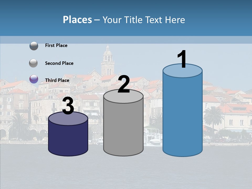 Fortress Croatia Korcula PowerPoint Template