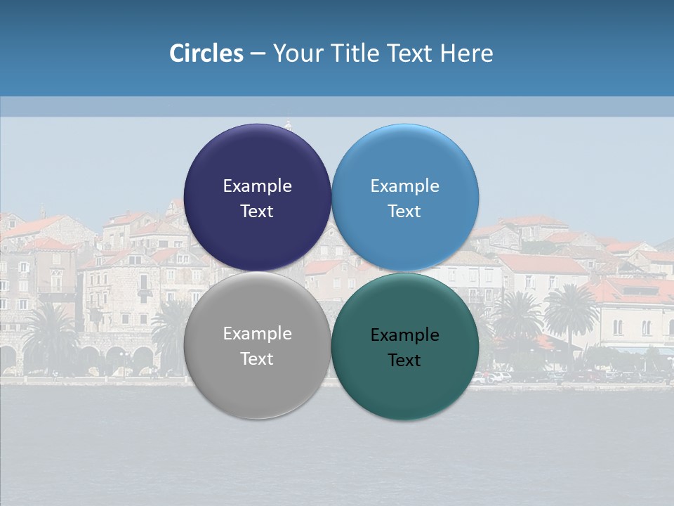 Fortress Croatia Korcula PowerPoint Template