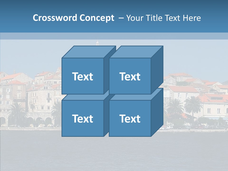 Fortress Croatia Korcula PowerPoint Template