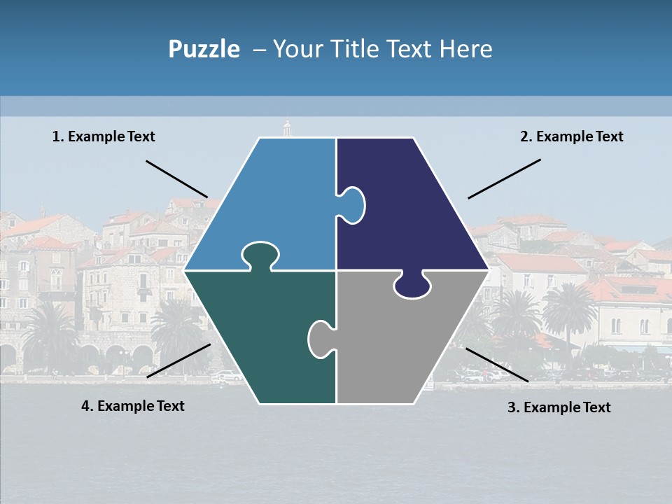 Fortress Croatia Korcula PowerPoint Template
