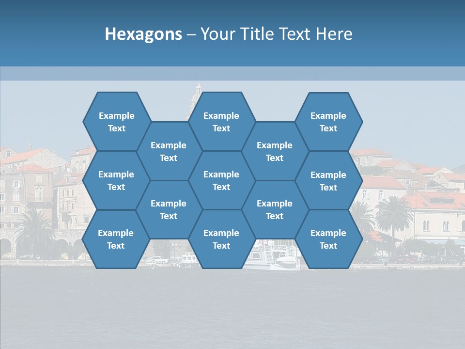 Fortress Croatia Korcula PowerPoint Template