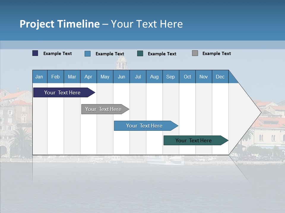 Fortress Croatia Korcula PowerPoint Template