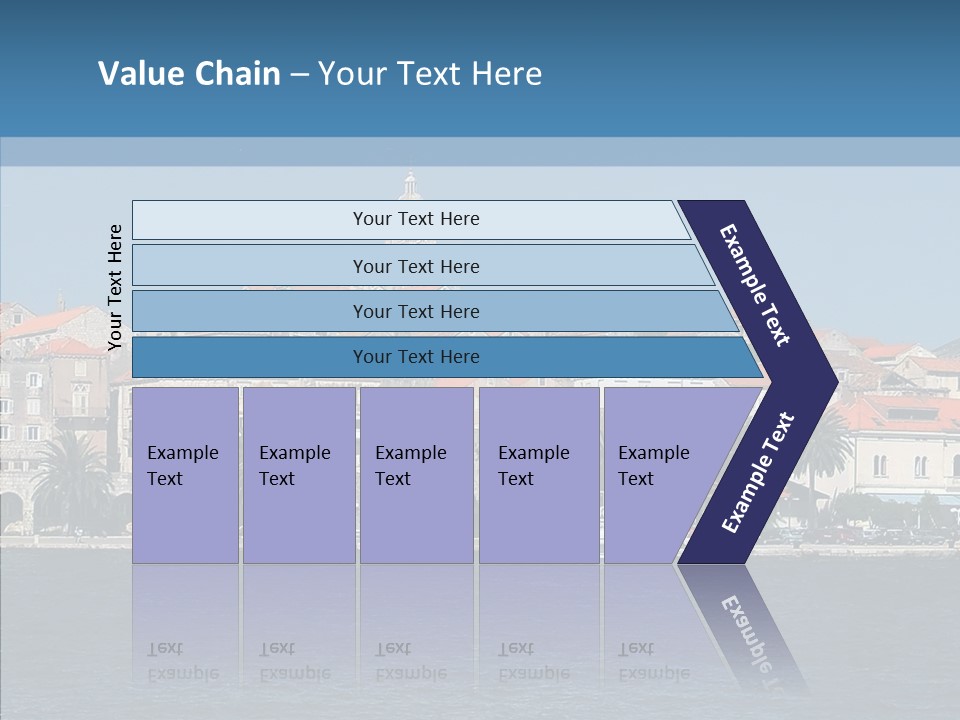 Fortress Croatia Korcula PowerPoint Template