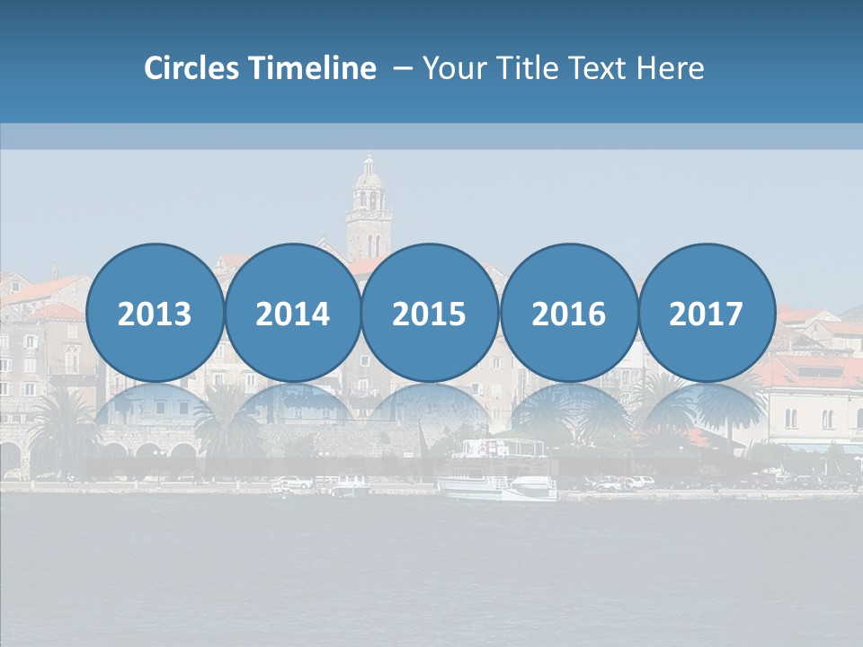 Fortress Croatia Korcula PowerPoint Template